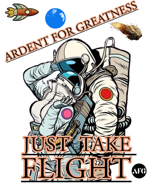 TAKE FLIGHT ASTRONAUT T SHIRT